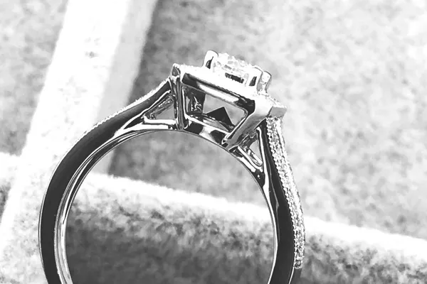 Diamond Jewellery Study — ring detail