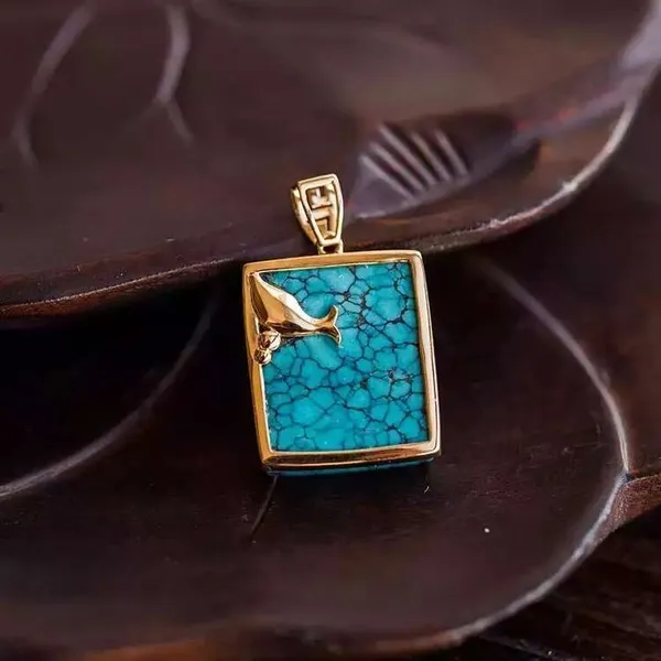 Turquoise Necklace — detail